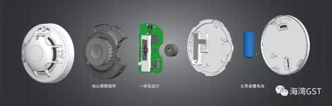 海灣NB-loT感煙探測(cè)器結(jié)構(gòu)圖